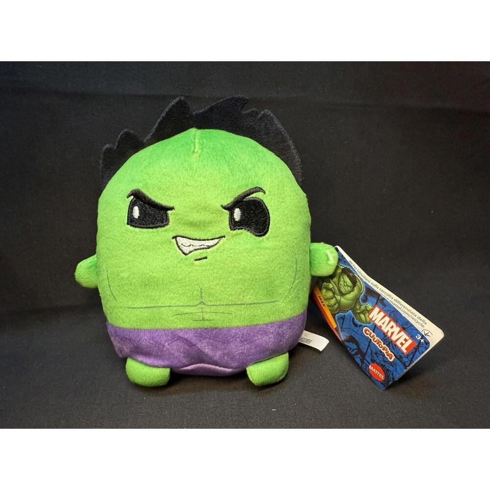 Marvel Hulk Plush‎ Mattel Cultopia Stuffed Toy 6in NWT Superhero Gift